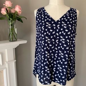 Brand new Old Navy Blue and White Top